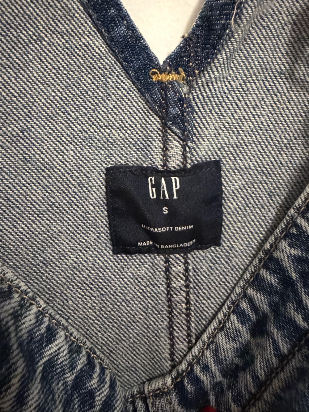 Gap Barrel Denim Overalls in Medium Blue - Picture 2 of 3